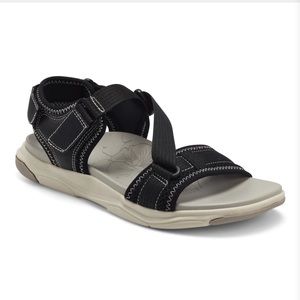 Earth Origins Vivvy Women’s Black Wide Width Sandal 8.5W